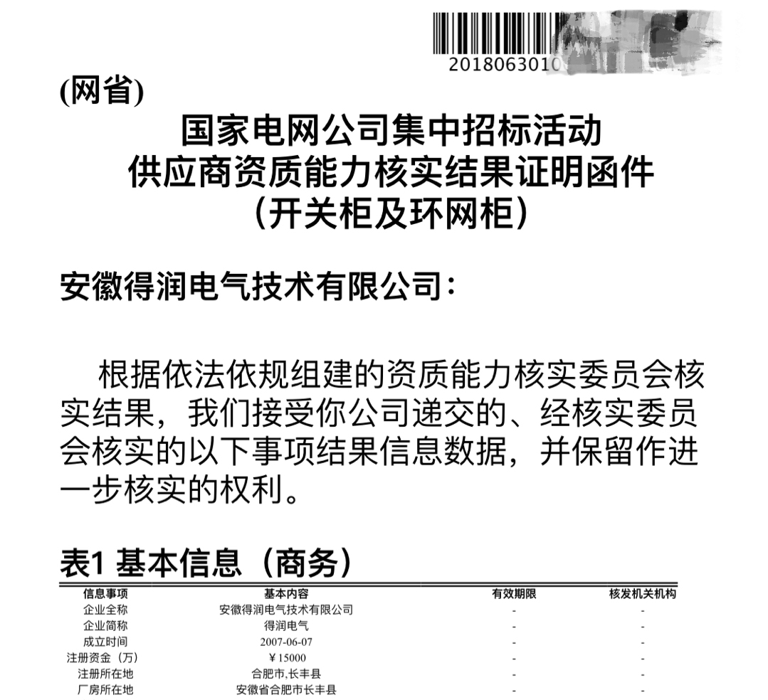 恭喜安徽得潤電氣成功通過國家電網(wǎng)供應商資質(zhì)能力審核